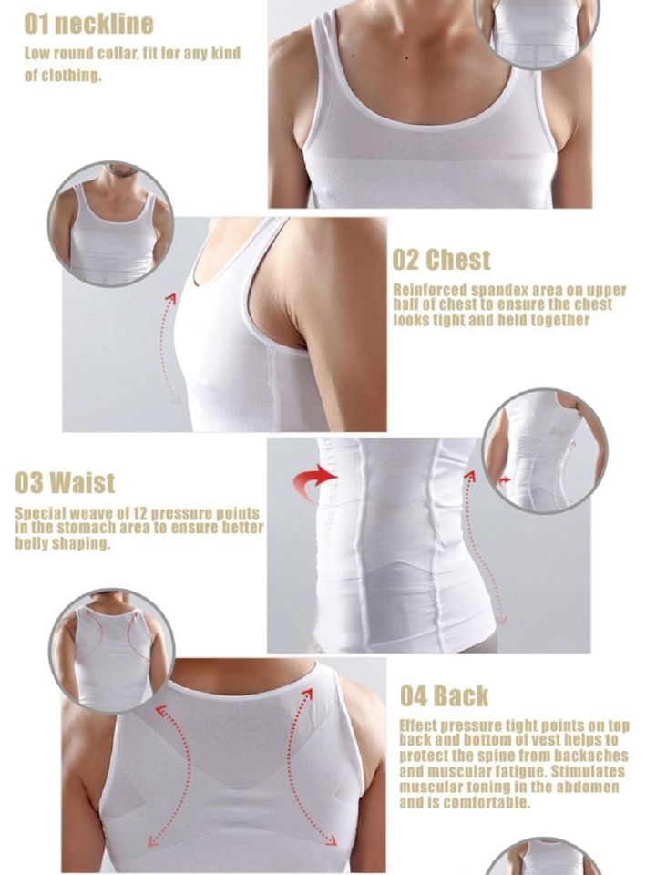 Slim N Fit Body Shaper Vest Shirt