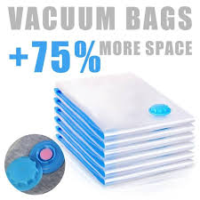 5 Pcs Vacuum Seal Storage Bags With Pump