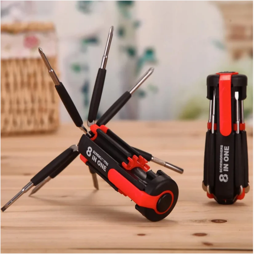 LED 8 in 1 Professional Mini Screwdriver
