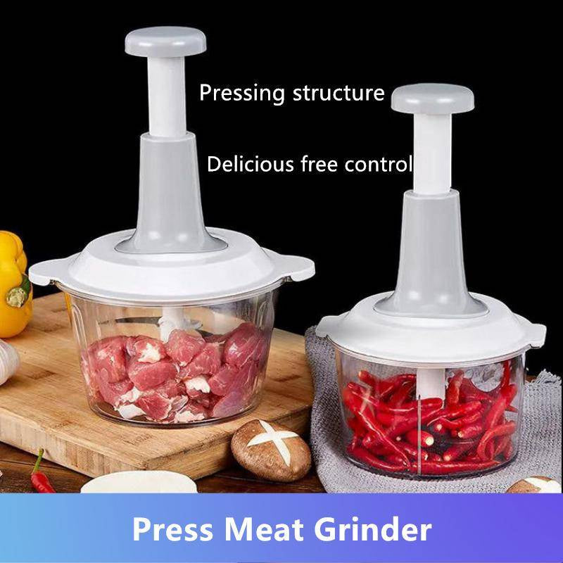 Manual Push Chopper Vegetable, Fruit  and Meat Cutting