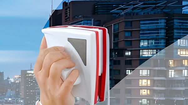 Triangle Double Sided Magnetic Glass Cleaning Brush