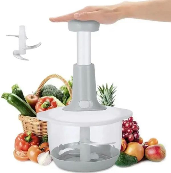 Manual Push Chopper Vegetable, Fruit  and Meat Cutting