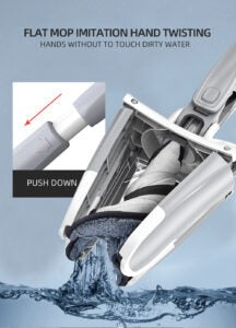 Twist X Shape Microfiber Mop